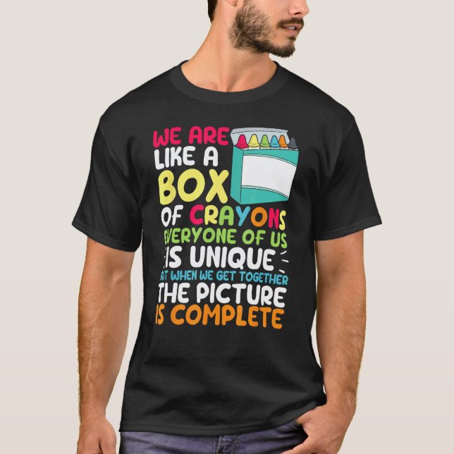 Camiseta De Volta à Escola Professor Nós Somos Como Uma Cai (Frente)