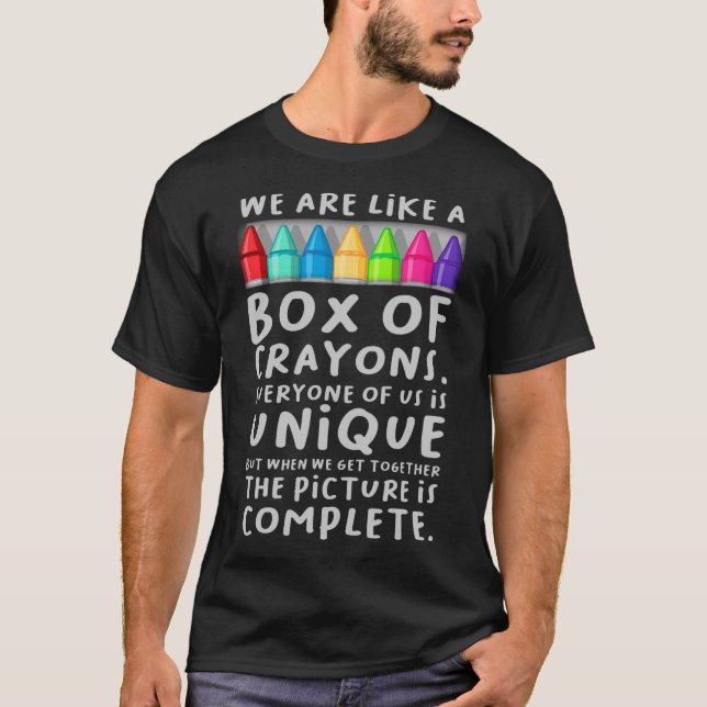 Camiseta De Volta à Escola Professor Nós Somos Como Uma Cai (Frente)