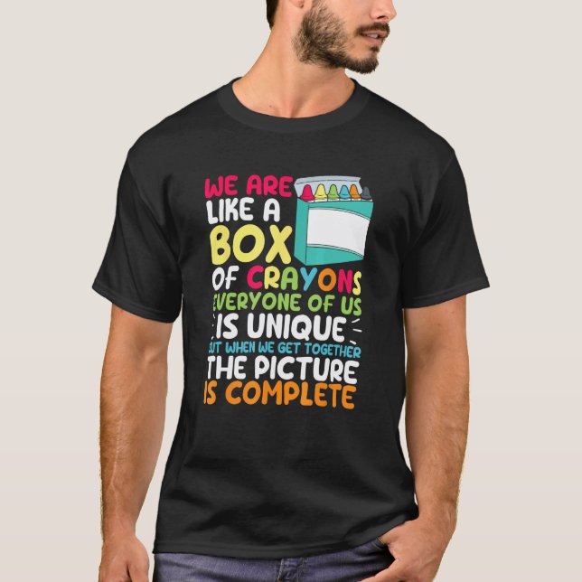 Camiseta De Volta à Escola Professor Nós Somos Como Uma Cai (Frente)