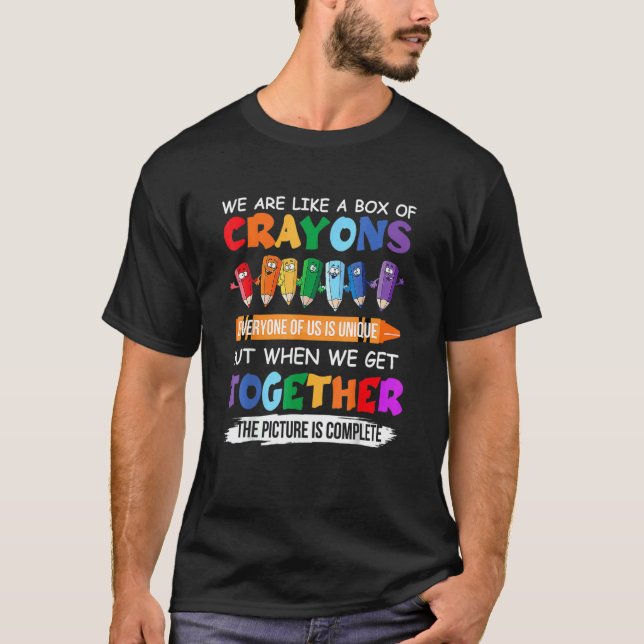 Camiseta De Volta à Escola Professor Nós Somos Como Uma Cai (Frente)