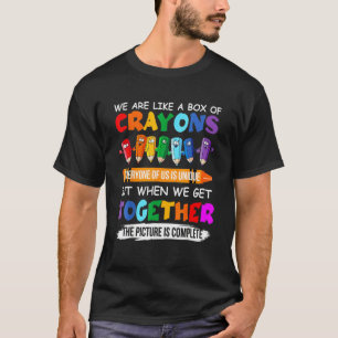 Camiseta De Volta à Escola Professor Nós Somos Como Uma Cai