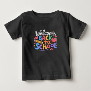 Camiseta De volta à Escola Professor Primeiro Dia de Engraç