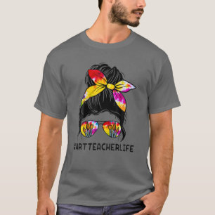Camiseta De Volta À Escola,Professora De Arte, A Vida Mensa