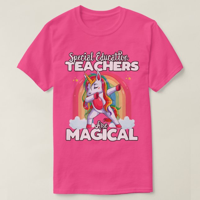 Camiseta De volta à Escola Professora de Educação Especial  (Frente do Design)