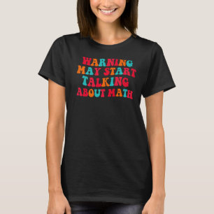 Camiseta De Volta À Escola Professora De Matemática Retro P