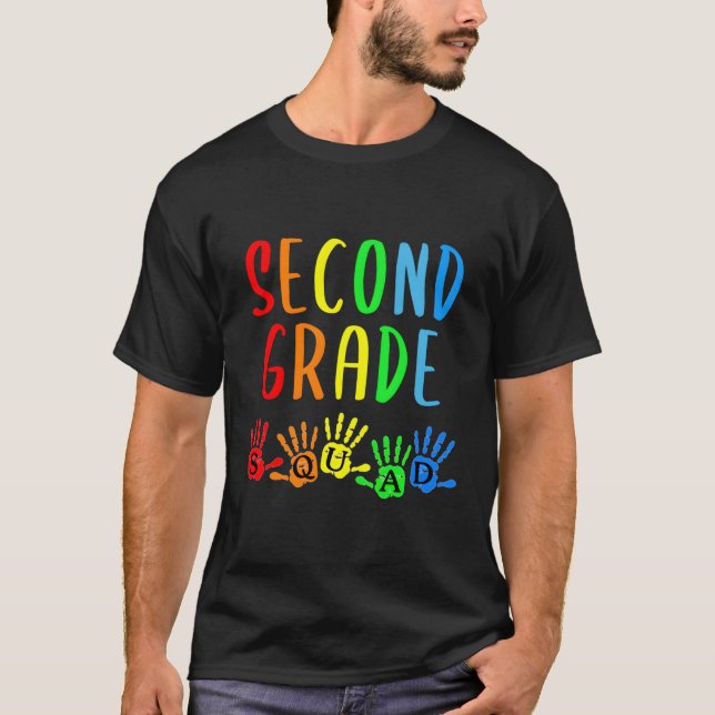 Camiseta De Volta À Escola Professora De Segundo Grau Handp (Frente)