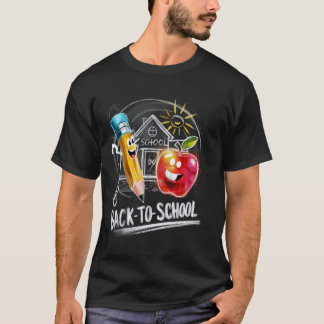 Camiseta De Volta À Escola Professora Engraçada Crianças En