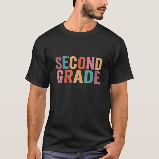 Camiseta De Volta À Escola Professora segundo Segundo (Frente)