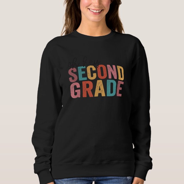 Camiseta De Volta À Escola Professora segundo Segundo (Frente)