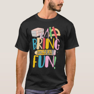 Camiseta De volta à Escola Professores Crianças Estudantes