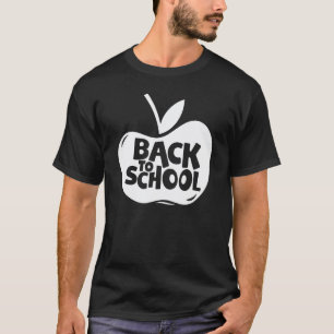 Camiseta De Volta à Escola Professores de Maçã Estudante Mu