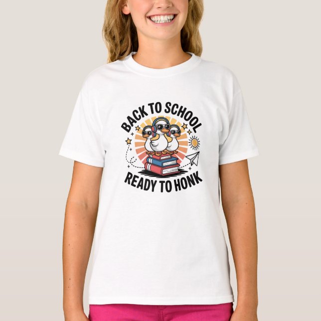 Camiseta De Volta À Escola Pronta Para Honrar (Frente)