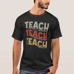 Camiseta De Volta à Escola Resolução de Problemas do Profes