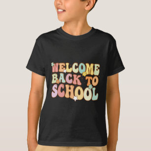 Camiseta De Volta À Escola Retro Primeiro Dia De Professora