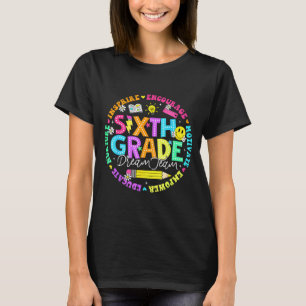 Camiseta De volta à escola sexto ano time dos sonhos profes