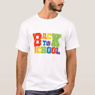 Camiseta de volta à escola t shirt design