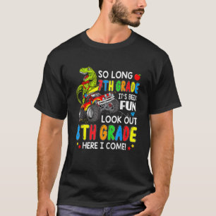 Camiseta De Volta À Escola Tão Longa 7 do 8º Grau Aqui I