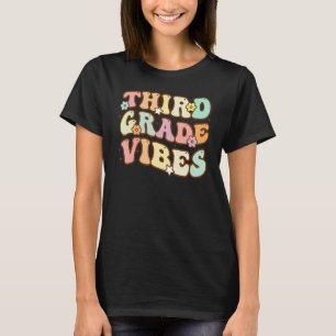 Camiseta De Volta à Escola Terceira Série Vibes Groovy Retr