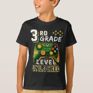 Camiseta De Volta à Escola Terceiro 3º Ano Gamer Primeiro D
