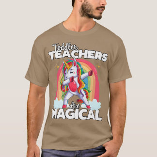 Camiseta De volta à Escola Toddler Teacher Squad Unicorn Ma