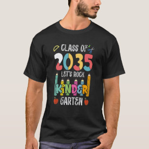 Camiseta De Volta à Escola Turma de 2035 Vamos Balançar Jar