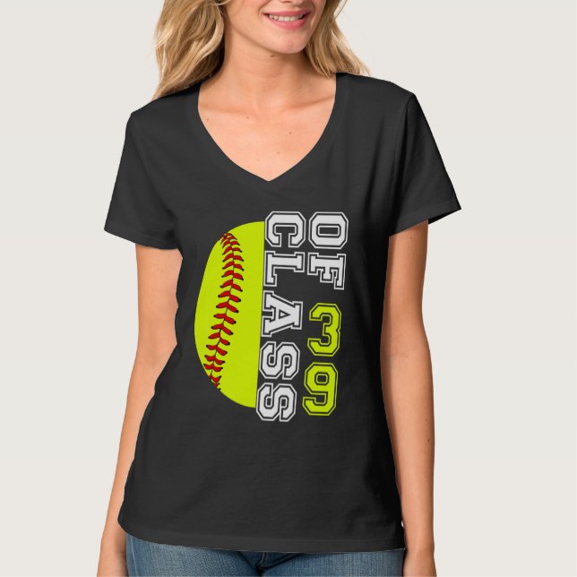 Camiseta De Volta à Escola Turma de 2039 Impressão da Mão J (Frente)