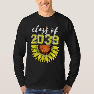 Camiseta De Volta à Escola Turma de 2039 Impressão da Mão P
