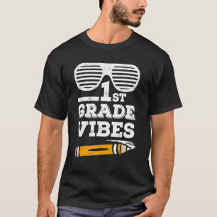 Camiseta De Volta à Escola Vibes da 1ª Série Professor do