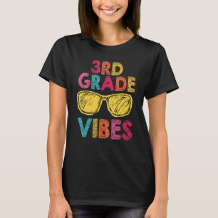 Camiseta De Volta à Escola Vibes da 3ª Série Professor do