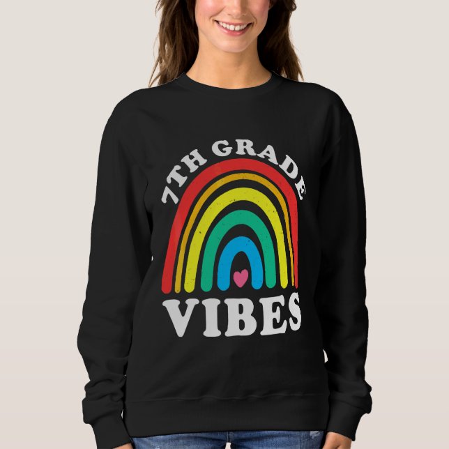 Camiseta De Volta à Escola Vibes da 7ª Série (Frente)