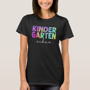 Camiseta De Volta à Escola Vibes de Jardim de Infância Alun