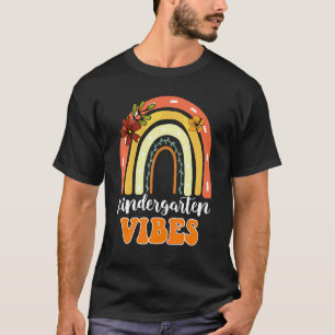 Camiseta De Volta à Escola Vibes de Jardim de Infância Alun