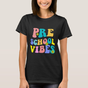 Camiseta De Volta à Escola Vibrações Pré-Escolar Aluno Prof
