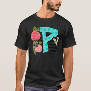 Camiseta De Volta À Flor Escolar E Ao Tea Pré-Escolar De Ti