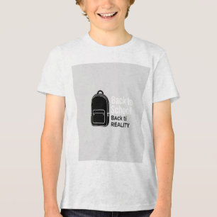 Camiseta De volta à mochila da escola - Engraçado de volta 