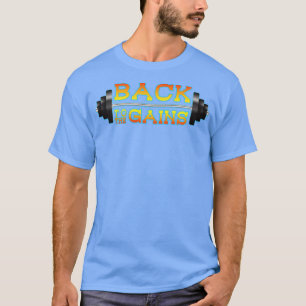 Camiseta De volta ao Ajustado de ginástica de arrecadação d