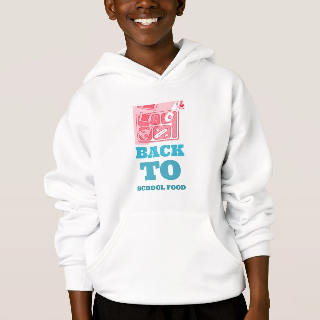 Camiseta De Volta Ao Almoço Da Escola De Comida (Frente)