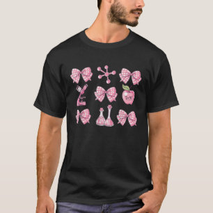 Camiseta De volta ao Arco de Coquette do Professor de Ciênc