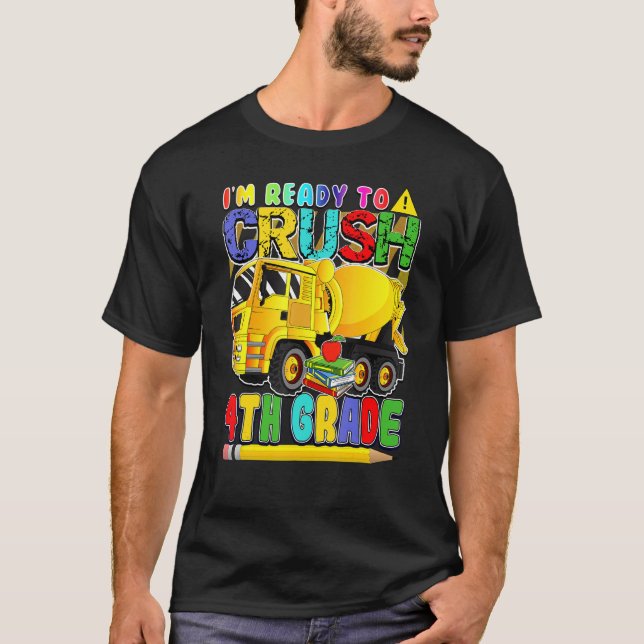Camiseta De Volta Ao Caminhão Mistor De Escola Pronto Para  (Frente)
