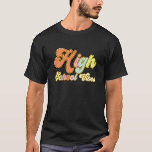 Camiseta De Volta ao Colégio Vibes de Ensino Médio Aluno Pr