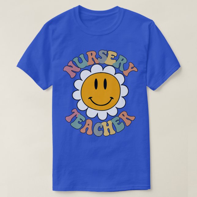 Camiseta De volta ao Esquadrão Escolar, Retro 80 Professor  (Frente do Design)