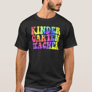 Camiseta De Volta Ao Jardim De Infância Da Escola Tie Dye