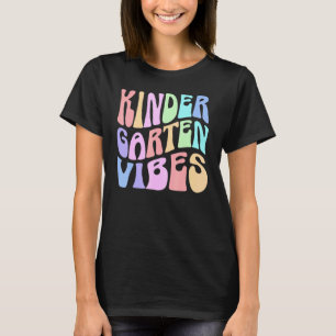 Camiseta De volta ao jardim de infância da escola, Vibes no