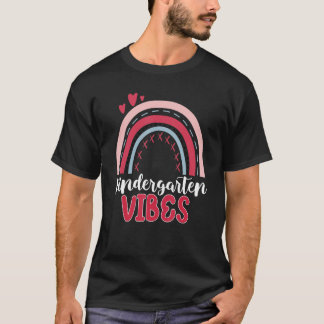 Camiseta De Volta Ao Jardim De Infância Vibes Professores D