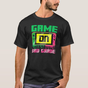 Camiseta De Volta Ao Jogo Da Escola No 3º Ano Do Vídeo Game