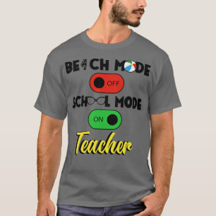Camiseta De Volta Ao Modo Escolar De Professores Em Educaçã