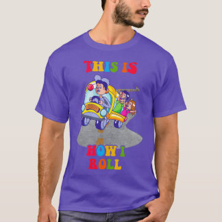 Camiseta De volta ao monitor de ônibus da escola é assim qu