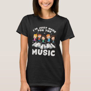 Camiseta De Volta Ao Professor Eu Estou Aqui Para A Música