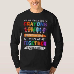 Camiseta De Volta Ao Professor, Somos Como Uma Caixa De Cra