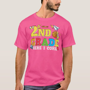 Camiseta De volta ao segundo da escola aqui eu venho